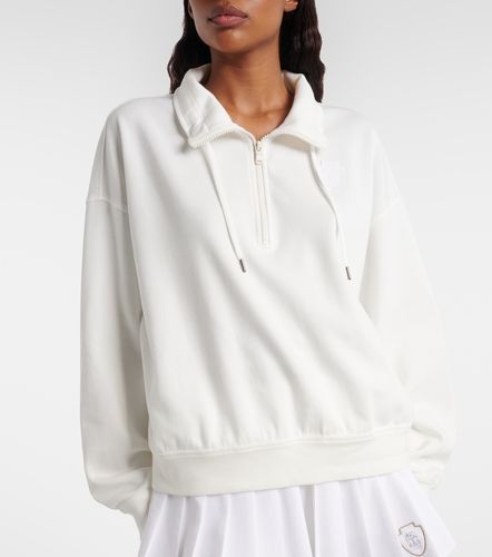 Cotton-blend zip-up sweatshirt - Brunello Cucinelli - Modalova