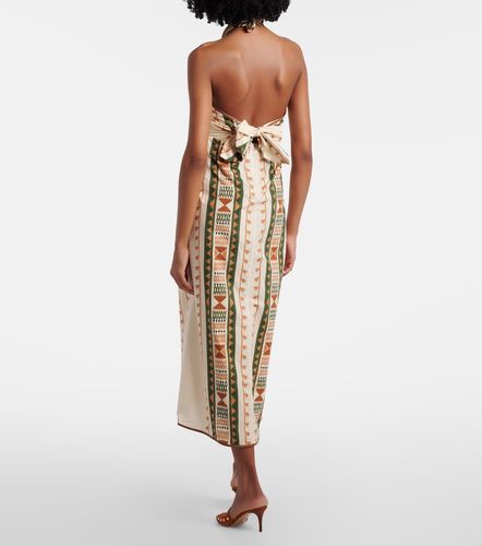 Vestido midi Centro Del Cielo de algodón estampado - Johanna Ortiz - Modalova