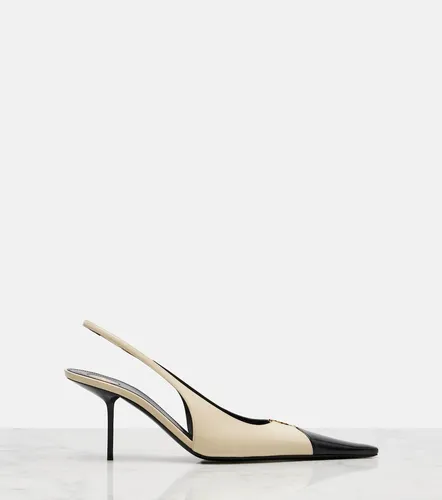 Babylone Breteuil leather slingback pumps - Saint Laurent - Modalova