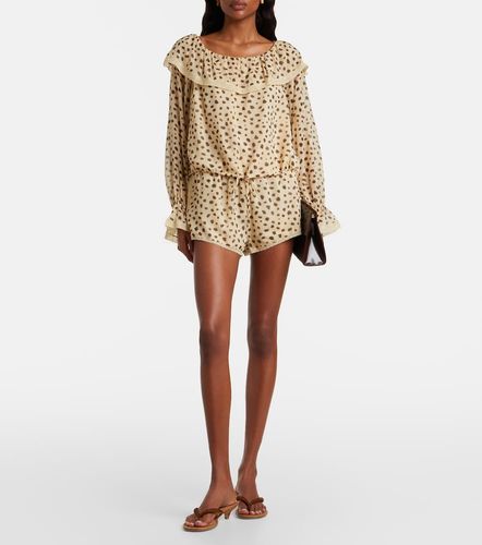 Priscilla leopard-print silk blouse - Posse - Modalova
