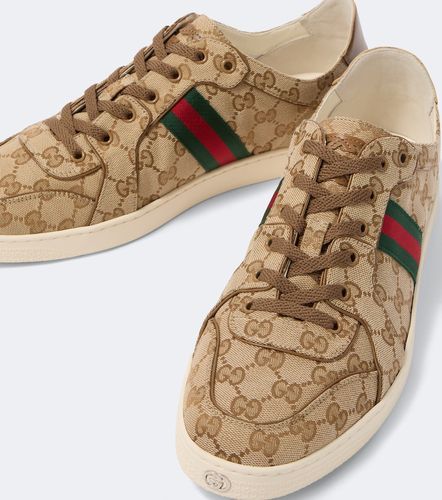Stretch GG canvas low-top sneakers - Gucci - Modalova