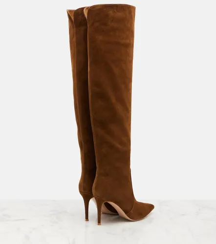 Hansen suede knee-high boots - Gianvito Rossi - Modalova