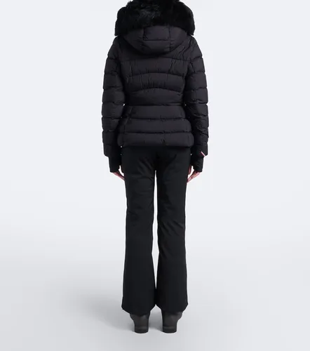 Armoniques shearling-trimmed ski jacket - Moncler Grenoble - Modalova