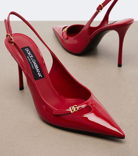 DG patent leather slingback pumps - Dolce&Gabbana - Modalova