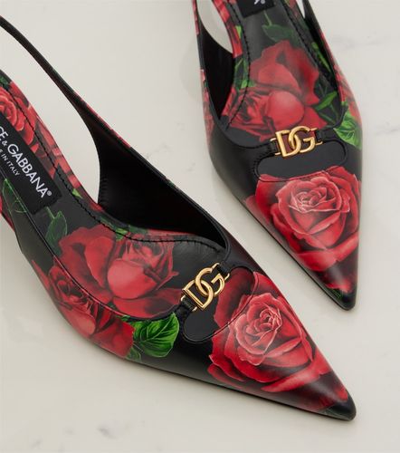 Pumps slingback DG in pelle - Dolce&Gabbana - Modalova