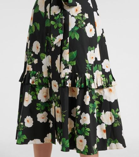 Abito midi in misto cotone - Carolina Herrera - Modalova