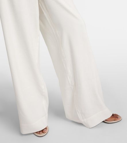 Dorian linen-blend wide-leg pants - SIR - Modalova