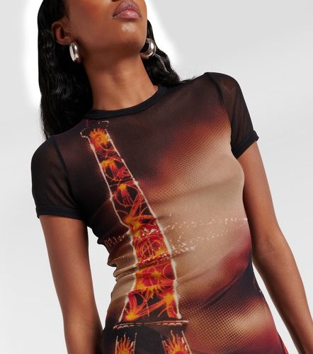 Pigalle printed mesh minidress - Jean Paul Gaultier - Modalova
