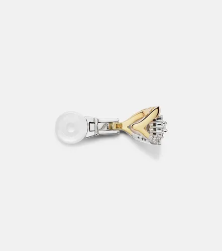 Ear cuff individual Whisper Ear de oro de 18 ct con diamantes - Yeprem - Modalova