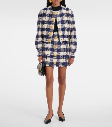 Balmain Chaqueta de tweed a cuadros - Balmain - Modalova