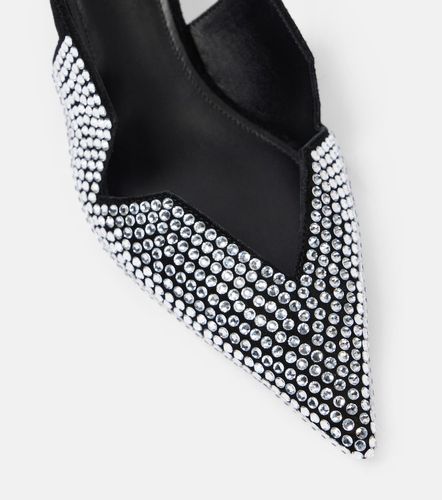 Crystal-embellished leather pumps - Coperni - Modalova