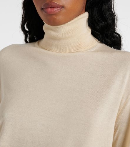 Rollkragenpullover aus Kaschmir und Seide - Valentino - Modalova