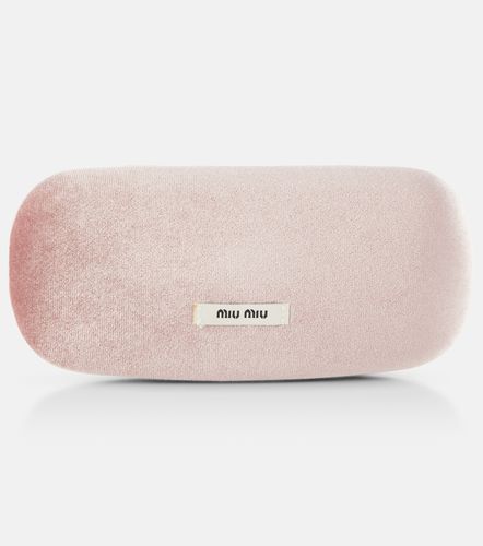 Miu Miu Logo oval glasses - Miu Miu - Modalova