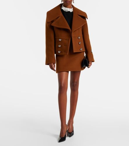 Patou Cropped wool-blend jacket - Patou - Modalova