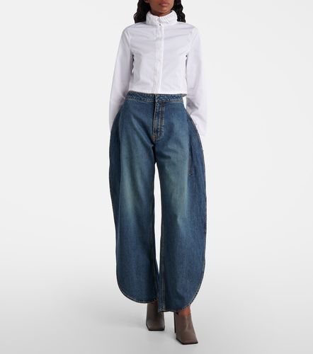 Alaïa Mid-Rise Barrel Jeans - Alaia - Modalova