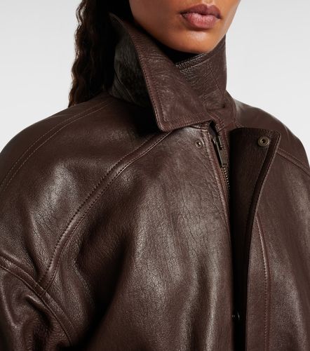 Chaqueta bomber de piel - Saint Laurent - Modalova