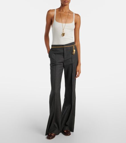 Chloé Weite High-Rise-Hose aus Schurwolle - Chloe - Modalova