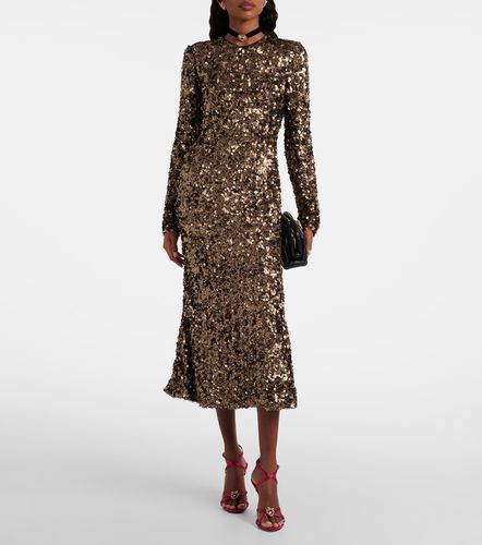 Dolce&Gabbana Sequined midi dress - Dolce&Gabbana - Modalova
