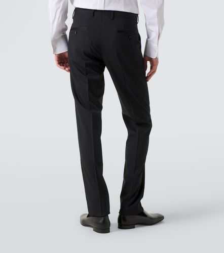 Wool and silk-blend tuxedo pants - Dolce&Gabbana - Modalova