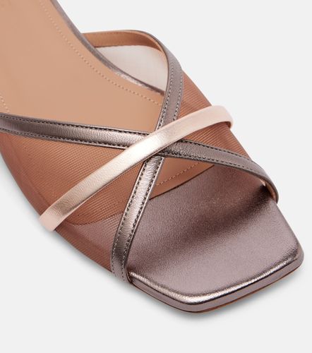 Sandali Perla in pelle e mesh - Malone Souliers - Modalova
