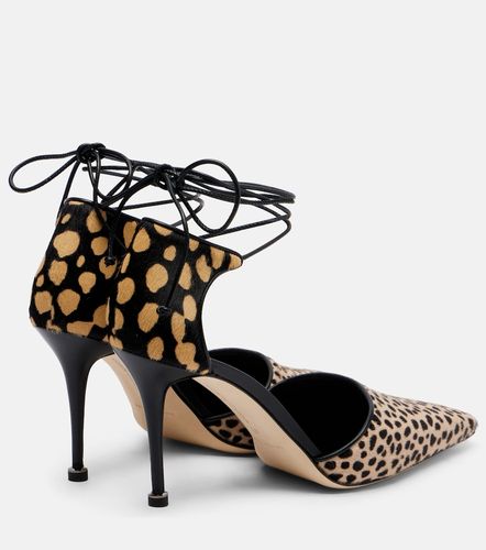 Salones Gambis de pelo de becerro - Manolo Blahnik - Modalova