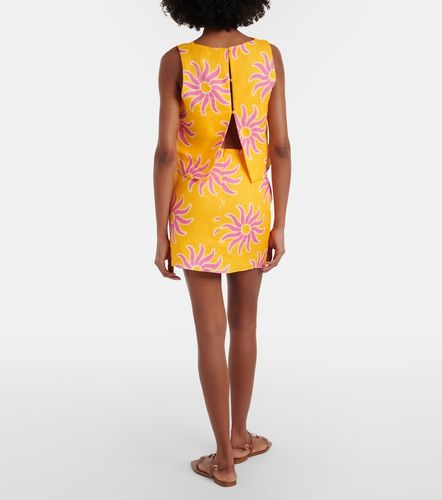 Minifalda Chemena de lino estampada - Cala de la Cruz - Modalova