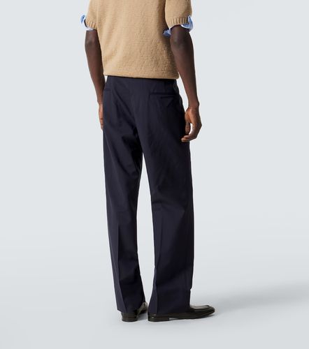 Pantaloni regular in lana e mohair - Prada - Modalova