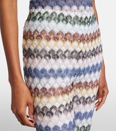 Pantalones flared de punto lamé - Missoni - Modalova