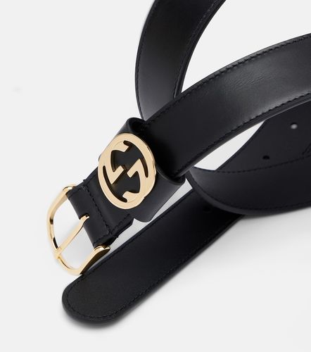 Gucci Interlocking G leather belt - Gucci - Modalova