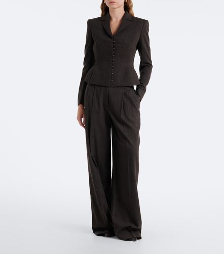 Blazer peplum in lana vergine - Ralph Lauren Collection - Modalova