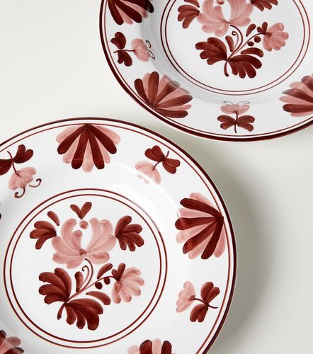 Set de 2 platos hondos Blossom de cerámica - Cabana - Modalova
