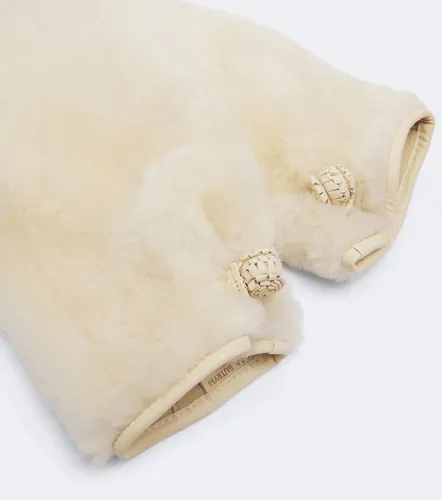 Magda Butrym Shearling mittens - Magda Butrym - Modalova
