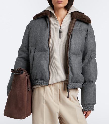 Monili virgin wool down jacket - Brunello Cucinelli - Modalova