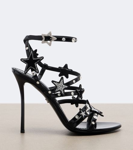 Verzierte Sandalen aus Lackleder - Dolce&Gabbana - Modalova