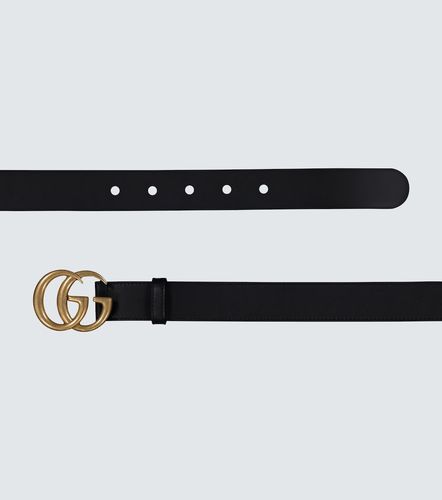 Leather belt with Double G buckle - Gucci - Modalova