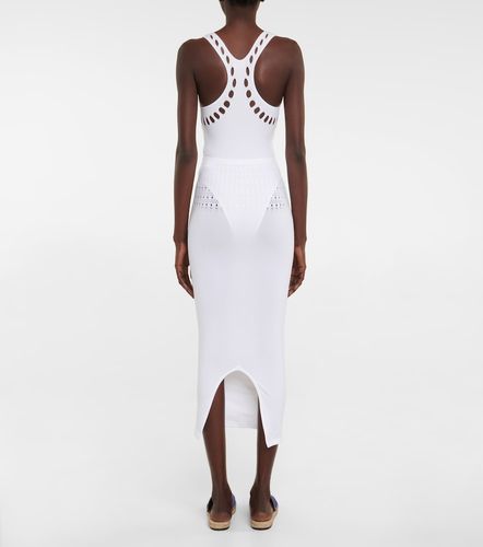 Alaïa Gonna midi in tessuto tecnico - Alaia - Modalova