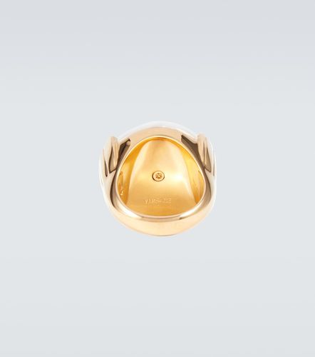 Versace Anillo de sello La Maschera - Versace - Modalova