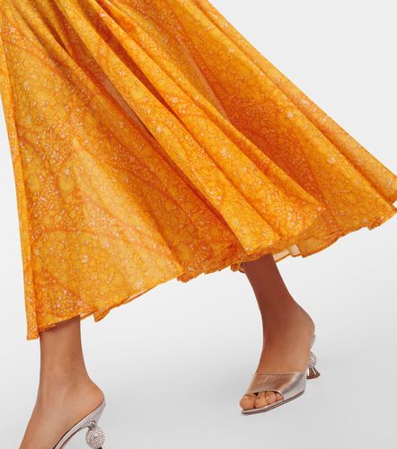 Vestido largo de algodón estampado - Giambattista Valli - Modalova