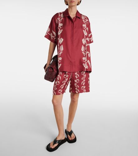 Camisa Montauk de sarga de seda - Asceno - Modalova