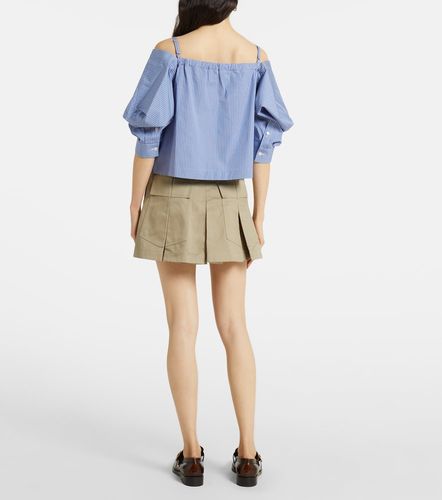 Top en popelín de algodón a rayas - Sacai - Modalova