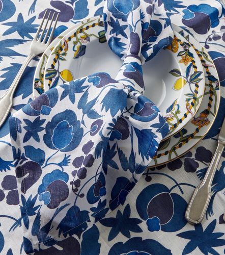 Set de 6 servilletas Wildbird Blu - La DoubleJ - Modalova