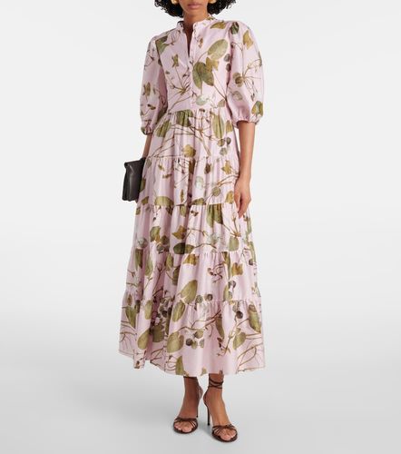 Vestido camisero de algodón floral - Erdem - Modalova