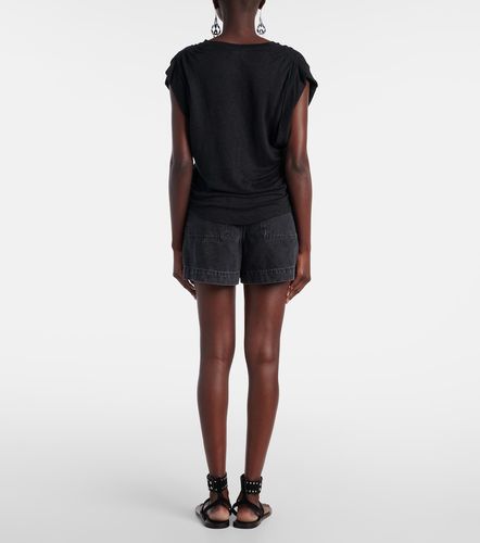 Marant Etoile Camiseta de lino - Marant Etoile - Modalova