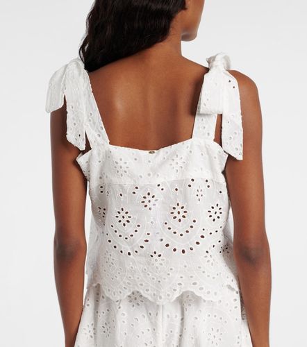Top Noa de algodón con bordado inglés - Poupette St Barth - Modalova