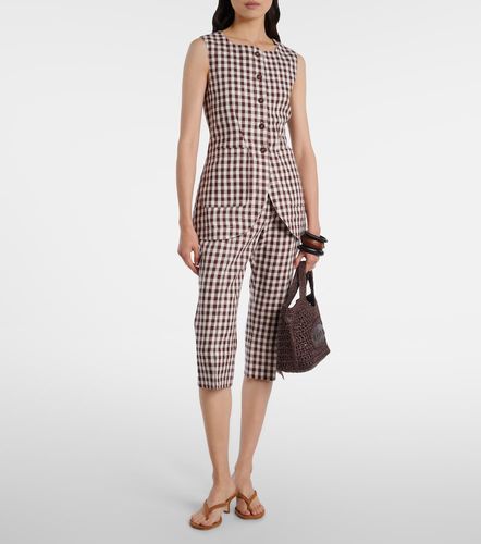 Posse Romeo gingham linen vest - Posse - Modalova