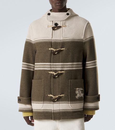 Montgomery in misto lana e cotone a righe - Burberry - Modalova