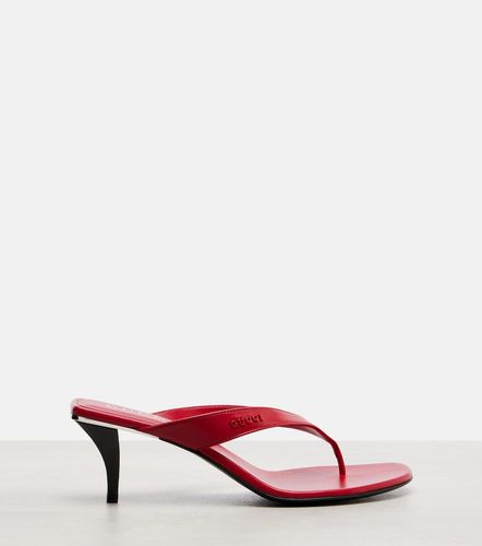 Vittoria leather thong sandals - Gucci - Modalova