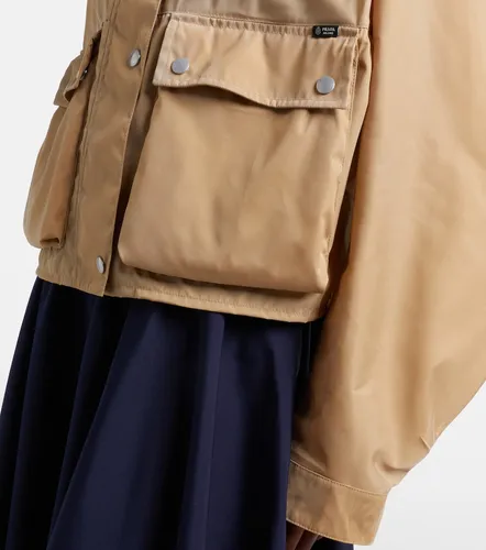 Prada Cropped-Jacke aus Re-Nylon - Prada - Modalova