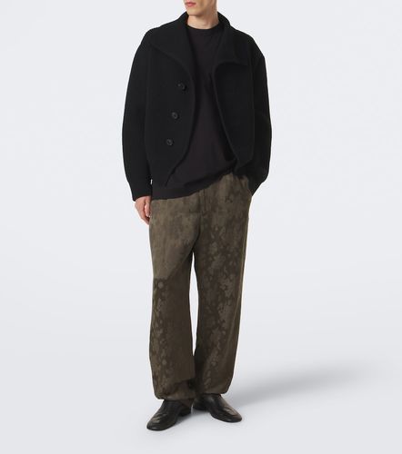 Jacquard straight pants - Dries Van Noten - Modalova