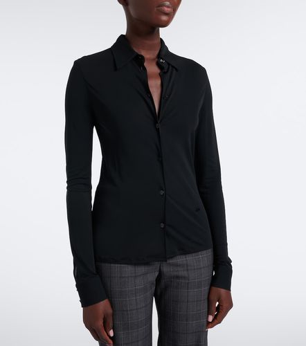 Gucci Camisa de crepé de jersey - Gucci - Modalova